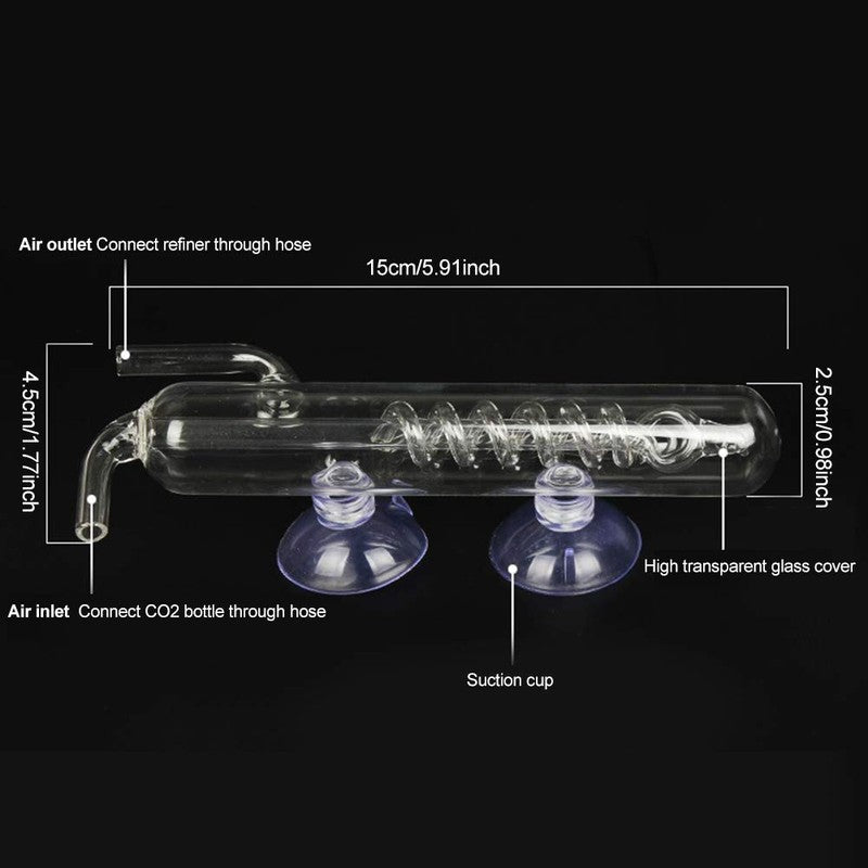 Spiral bubble counter