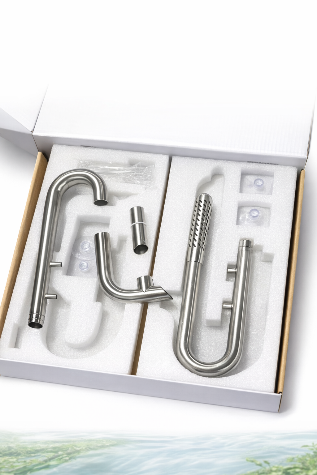 Week Aqua Stainless Steel Lily Pipes 250mm
