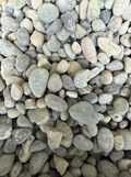 3/4" River rock per lb.