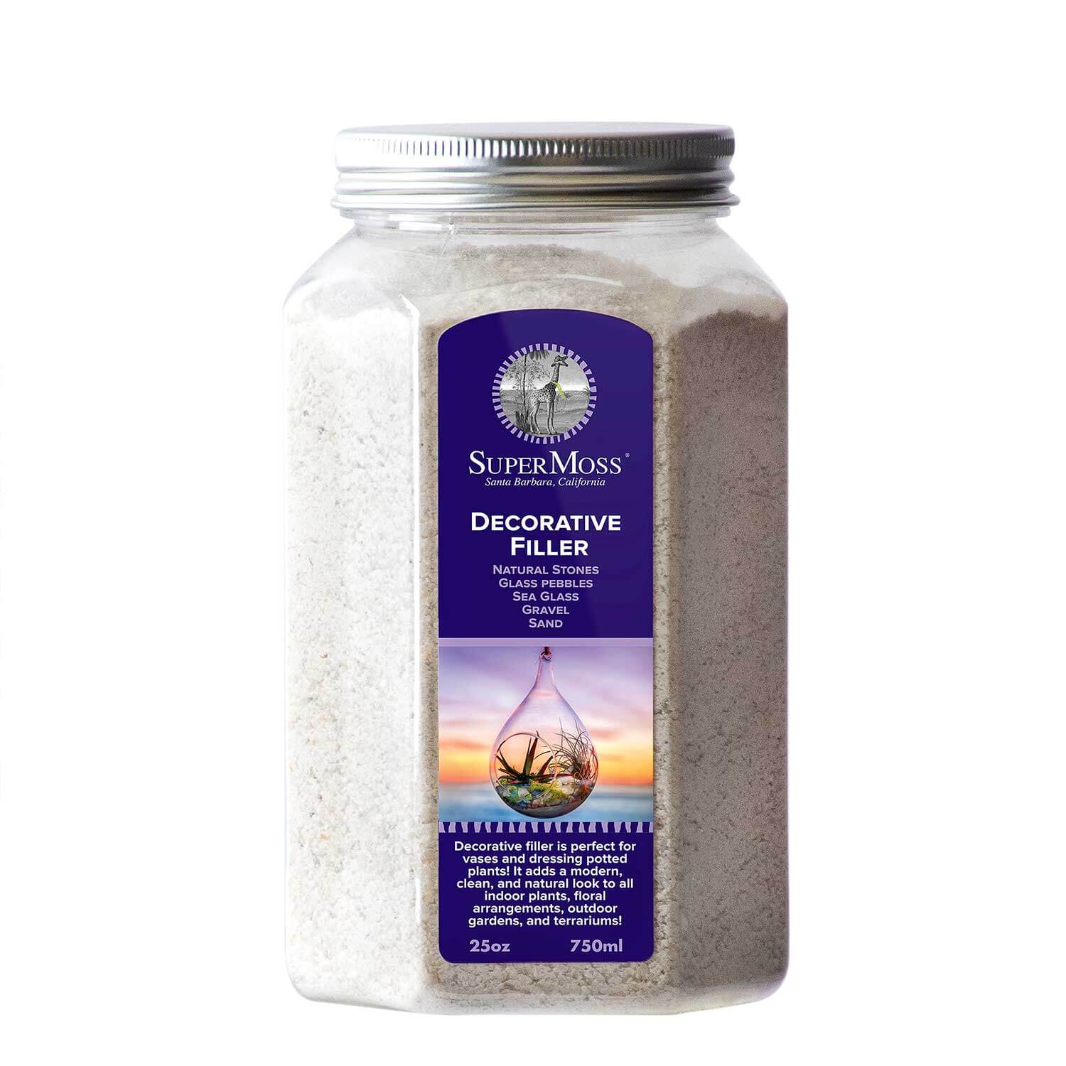 Super Moss - White Sand decorative sand 25 OZ
